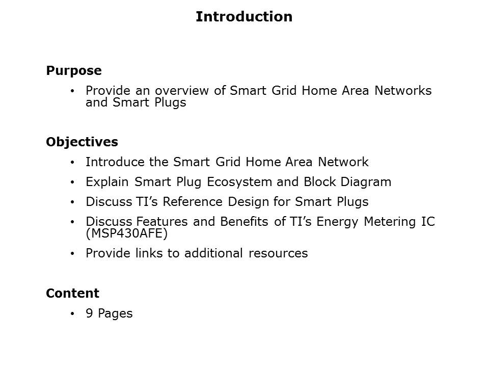 Smart Grid Home Area Networks Slide 1