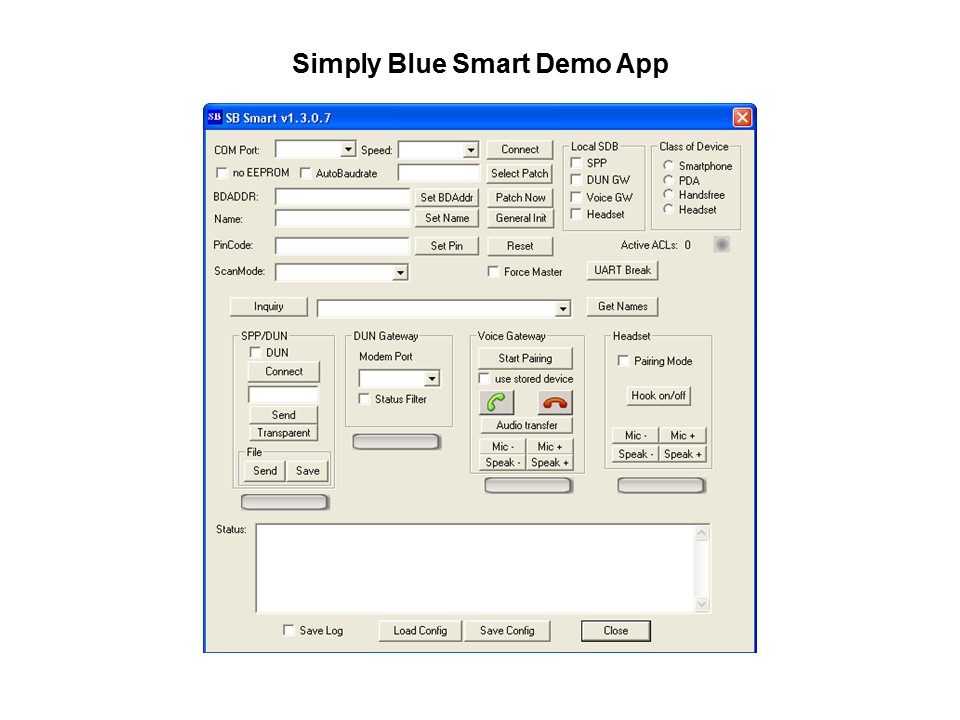 LMX9838 Bluetooth Module Slide 22