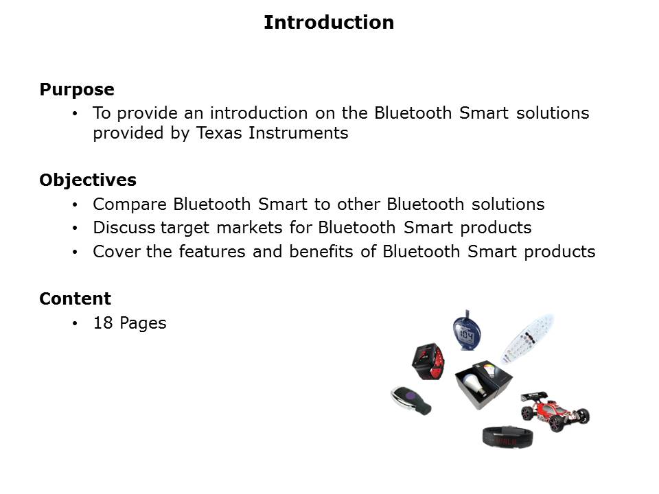 Introduction to the CC26xx Bluetooth LE Slide 1