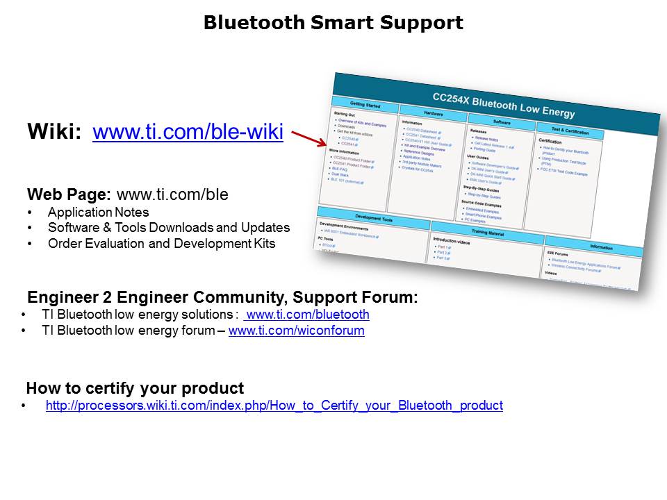 Introduction to the CC26xx Bluetooth LE Slide 17