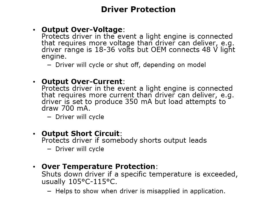 LED Driver Overview Slide 20