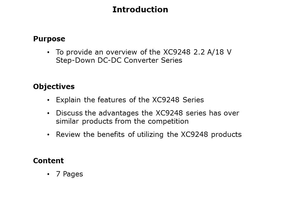 XC9248 Series Slide 1