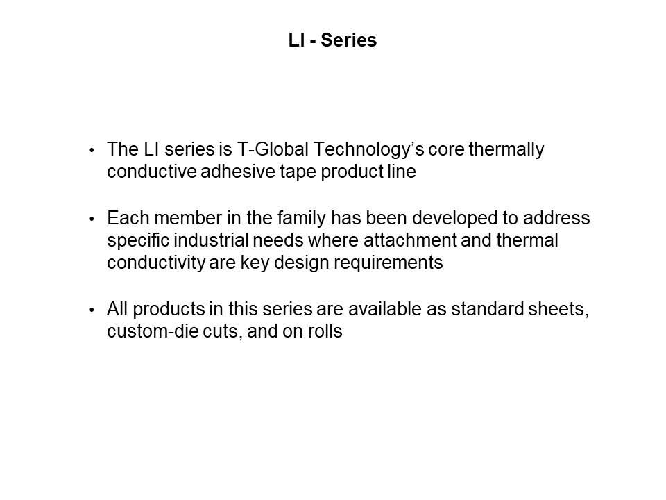 Li98 Thermally Conductive Adhesive Tape for LED Lighting Applications Slide 9