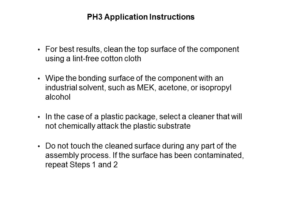 PH3 Heat Spreader Line Slide 5