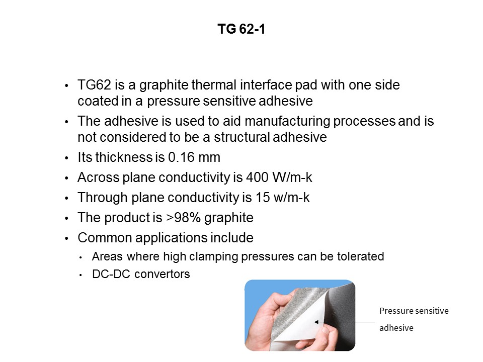 T62 Graphite Based Thermal Interface Products Slide 5