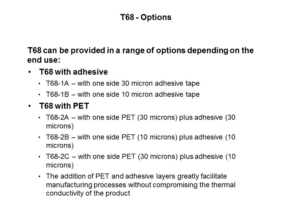 T68 Product Range Slide 7
