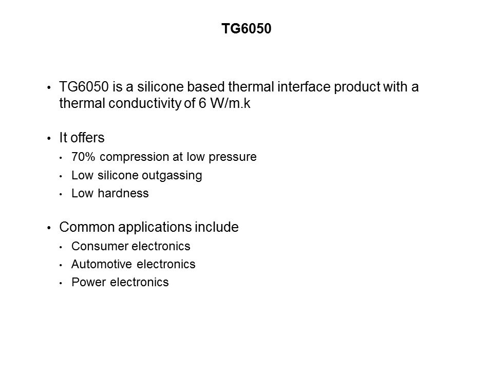 TG Series Soft Thermal Conductive Pads Slide 9