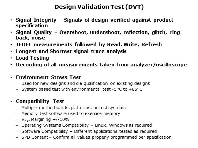 DRAM Module Testing and Reliability Monitoring Slide 4