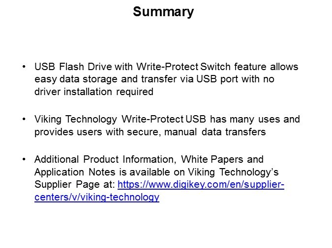 Write-Protect USB Drives Slide 9