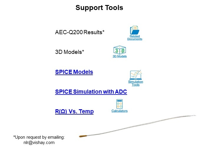 Image of Vishay BC NTCLE317 Temperature Sensor - Support Tools