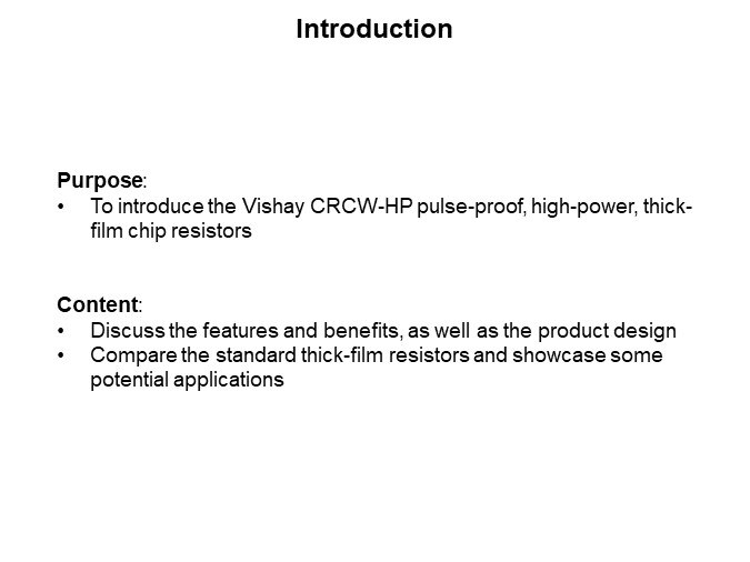 Image of Vishay CRCW-HP pulse-proof high-power thick-film chip resistors - intro