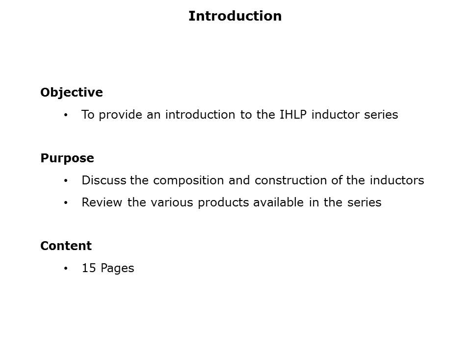 IHLP Inductor Series Slide 1