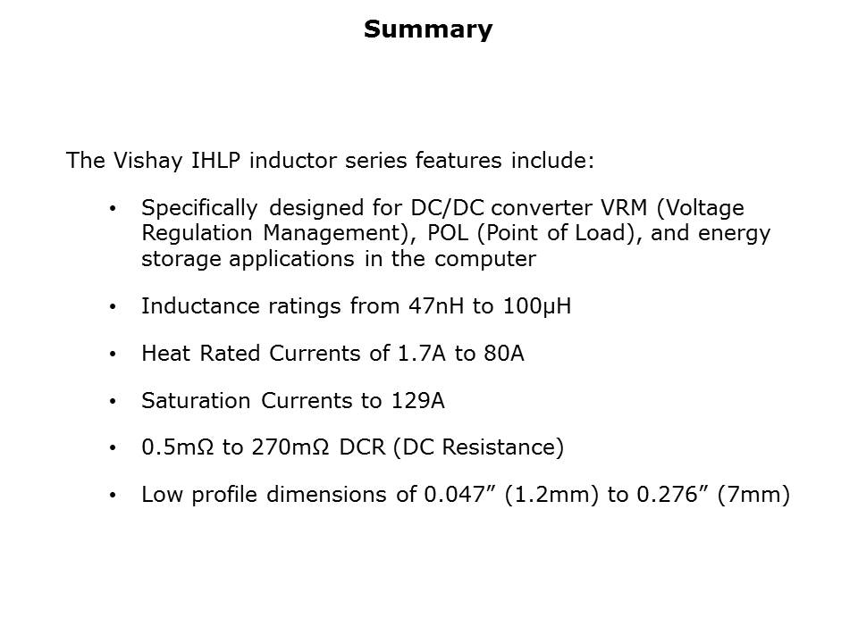 IHLP Inductor Series Slide 15