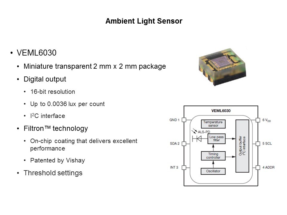 ambient light sensor miniature