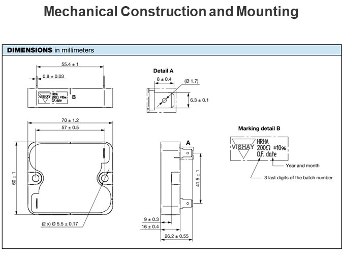 Mechanical Construction and Mounting