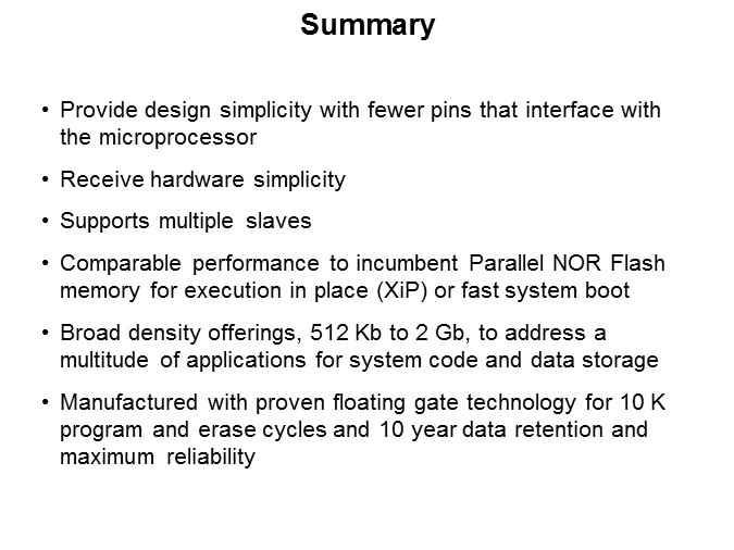 Winbond Electronics Serial Flash Memory Part 1: SPI Interface Slide 12