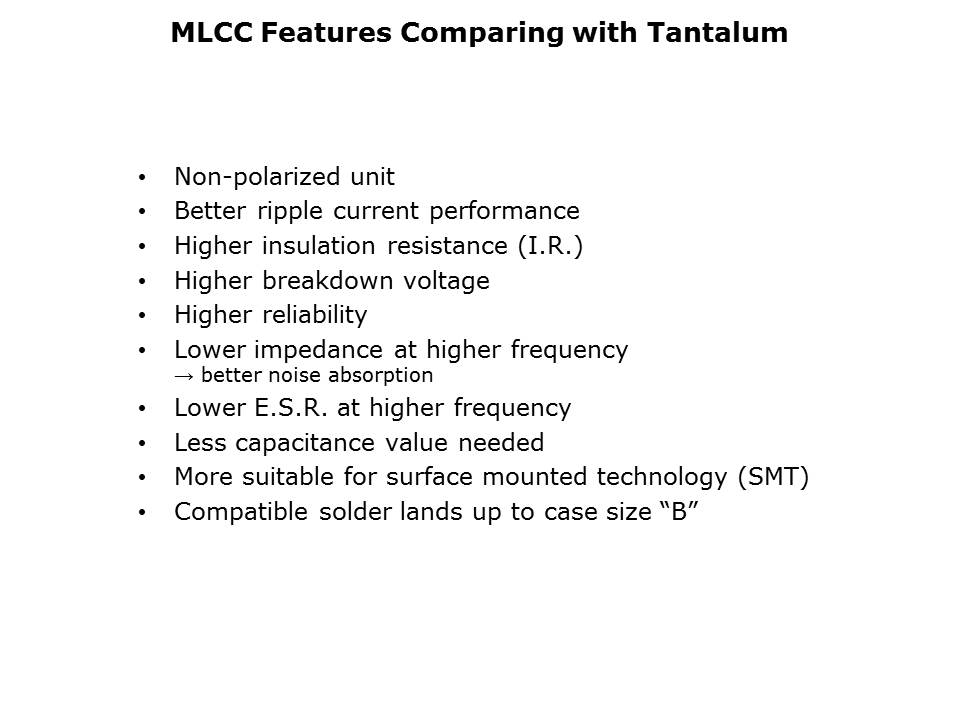 High Capacitance MLCCs Slide 13