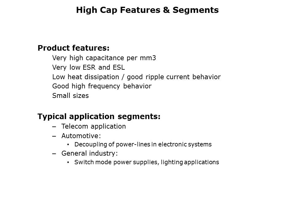 High Capacitance MLCCs Slide 7