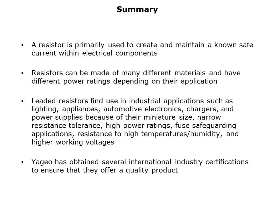 Leaded Resistors Slide 22