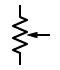 Image of Variable Resistor schematic symbol