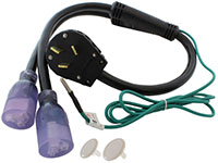 10-50P to Two 5-20R Outlet Splitter - AC Connector | DigiKey