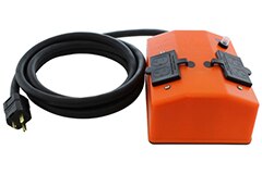Image of AC Connectors AC WORKS® S520PDU Heavy-Duty PDU with Cord