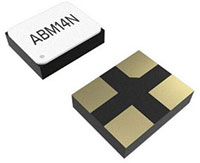 Abbildung: Extrem miniaturisierter MHz-Quarzkristall ABM14 von Abracon