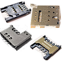 Image of Adam Tech's SIM (Subscriber Identification Module) Card Connectors