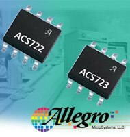 Image of Allegro's ACS722 and ACS 723 Current Sensor ICs