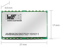 Amber Wireless 的 915 MHz 低功耗无线电模块图片