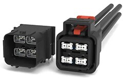 Image of Amphenol's NETBridge+® Automotive Ethernet Connector System