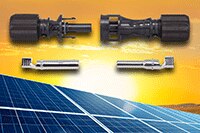Image of Amphenol's H4 UTX PV Cable Connector