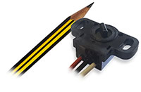 Abbildung: Berührungslose Miniatur-Drehpositionssensoren MSC-360 von Amphenol Piher