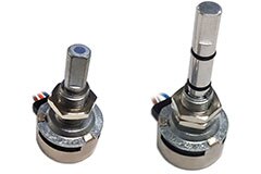 Image of Amphenol Piher's PSE-360 Compact Panel Mount Hall-Effect Rotary Sensor