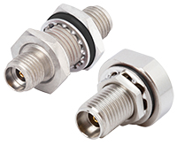 Image of Amphenol SV Microwave's EMI Gasket Bulkhead Connectors and Adapters
