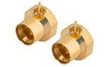 Reverse-Mount Through-Hole RF PCB Connectors - Amphenol