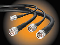 Imagen de los cables flexibles LMR® de Amphenol Times Microwave Systems