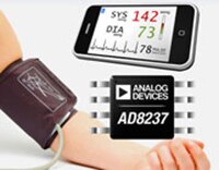Image of Analog Devices' AD8237 Instrumentation Amplifier
