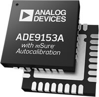 Image of ADI's ADE9153 Auto-Calibrating Energy Metering IC