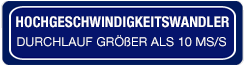 Hochgeschwindigkeitswandler Button