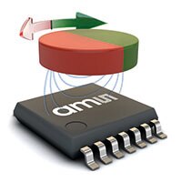 ams OSRAM 的 AS5047P 磁性位置感測器影像
