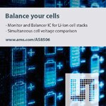Image of ams OSRAM's AS8506 Battery Stack Monitor/Balancer