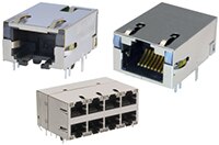 Image of Bel Fuse's 2.5GBase-T MagJack™ Integrated Connector Modules (ICM)
