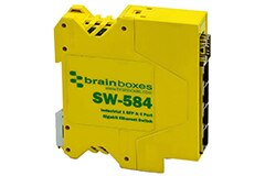 Image of Brainboxes SW-584 SFP Industrial Network Switch