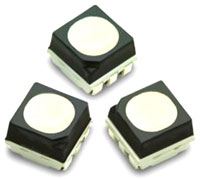 Broadcom ASMB-TTFx 系列 PLCC6 RGB 三色表面贴装 LED 的图片