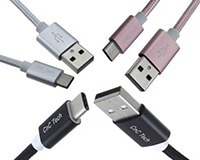 Image of CnC Tech’s Braided USB Cable Assemblies
