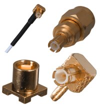 Cinch Connectivity Solutions 的 MCX 連接器和組件圖片