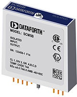 Image of Dataforth's SCM5B Series Isolated Analog Signal Conditioning Modules
