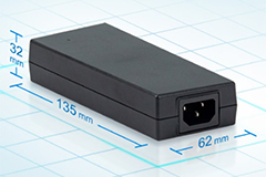 Image of Delta's MEA Series AC-DC Medical Adapter