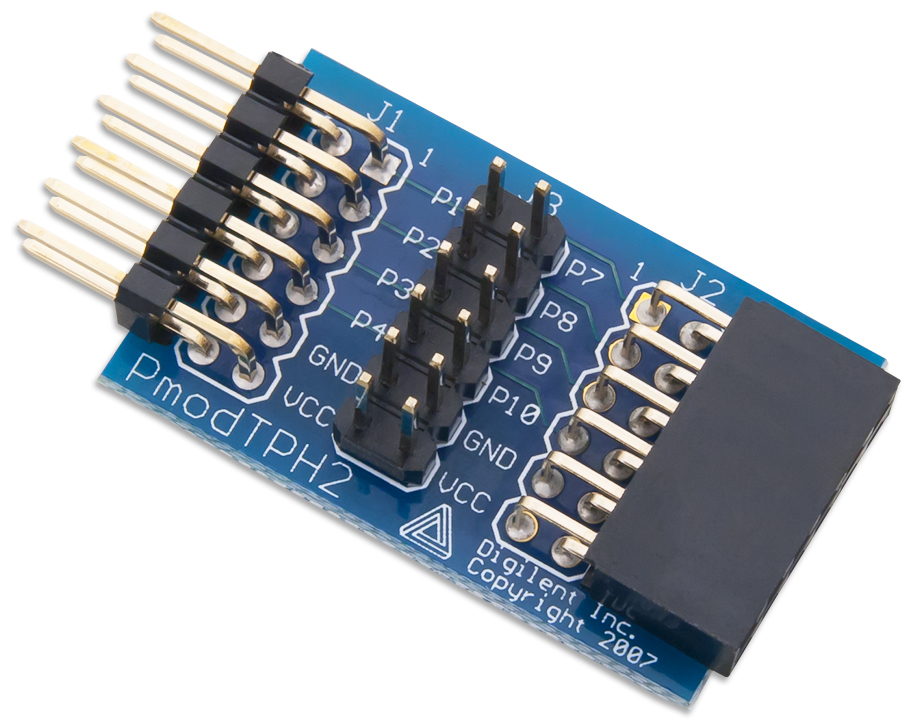 Pmod TPH2: 12-pin Test Point Header - Digilent | DigiKey